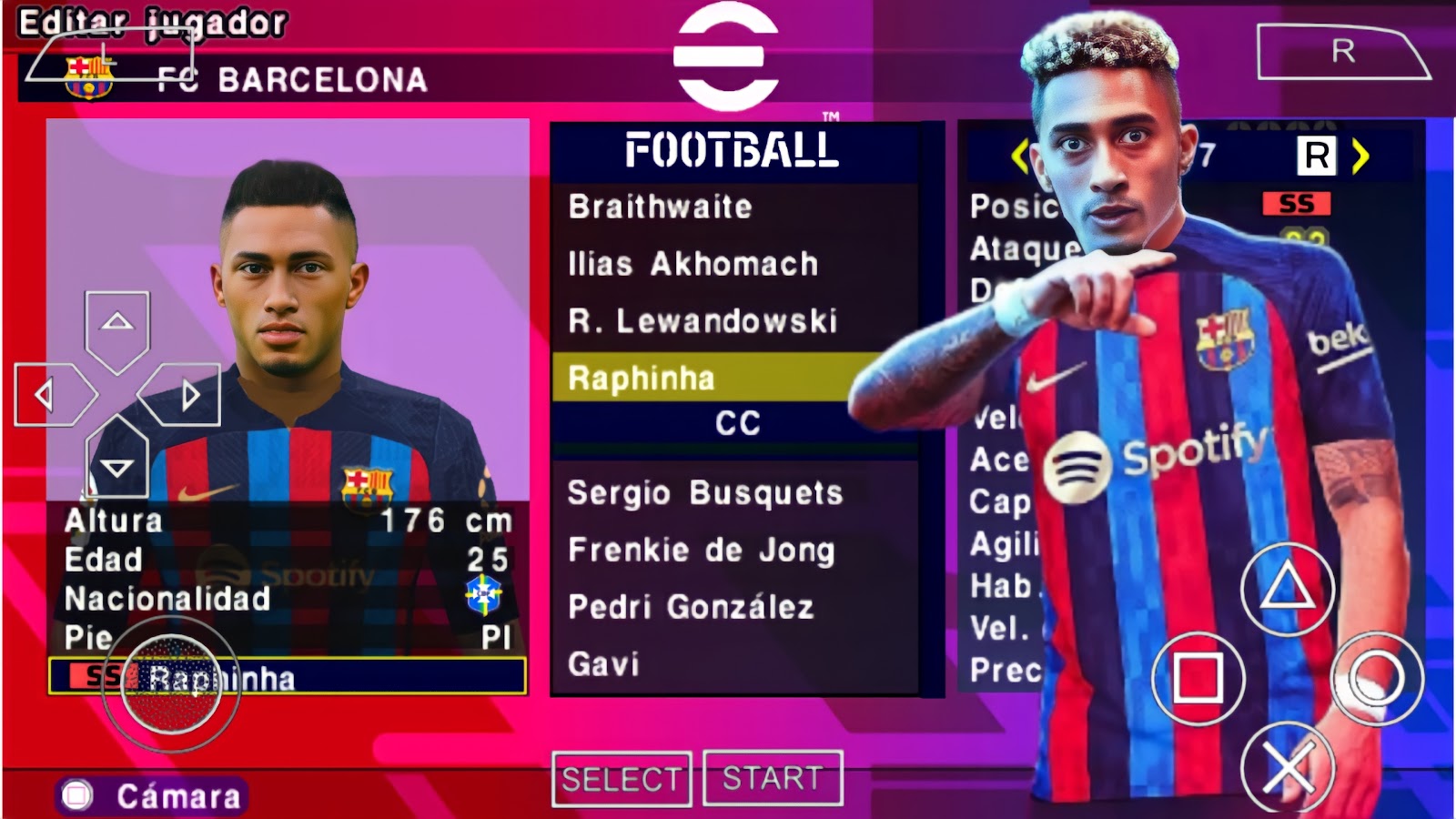 ✓ eFootball PES 2023 PPSSPP Atualizado C/ Gráficos Realistas +