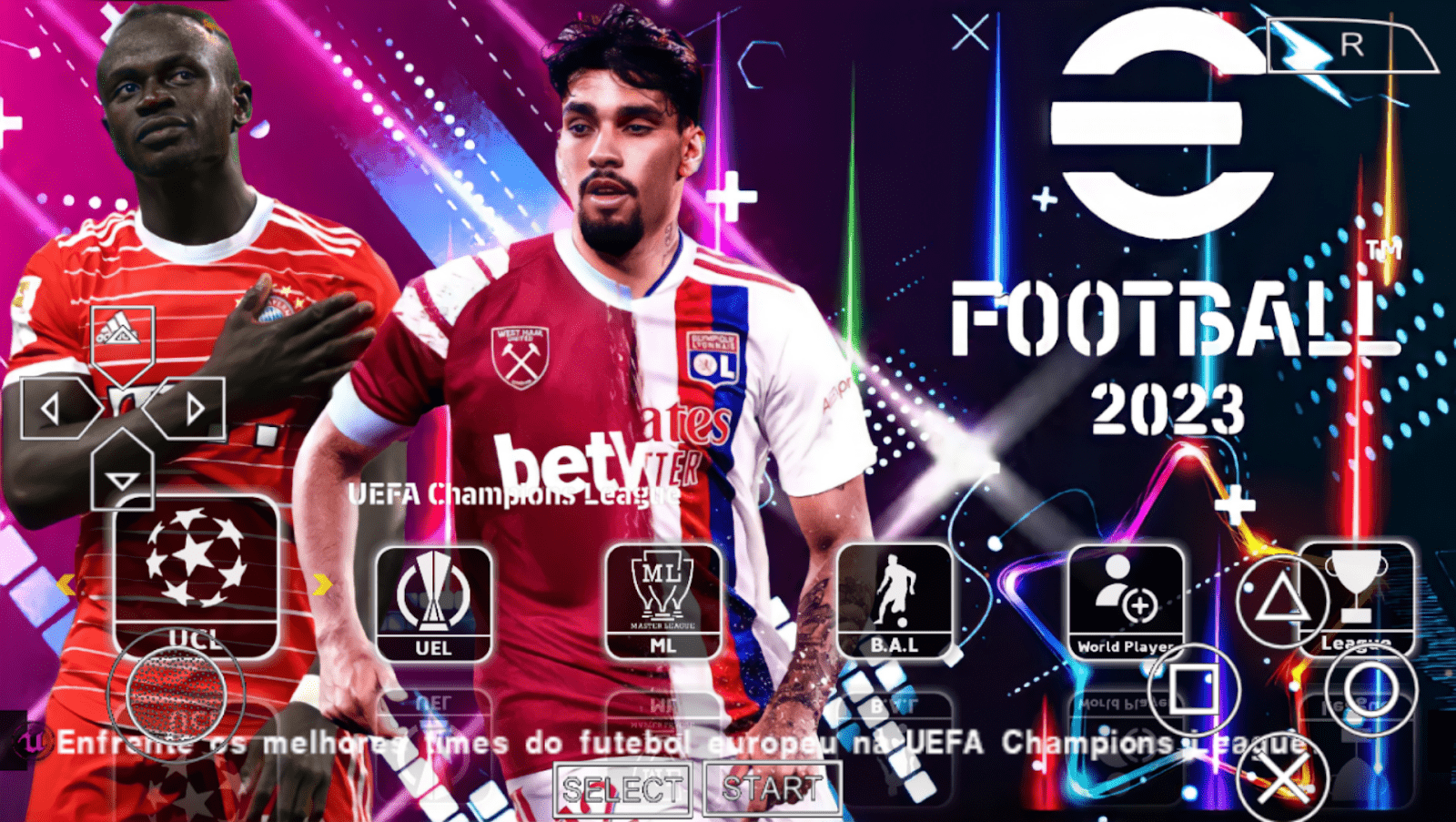 LANÇOU! eFOOTBALL PES PPSSPP 2023 BRASILEIRÃO/EUROPEU [COMO BAIXAR E  INSTALAR LINK DIRETO 