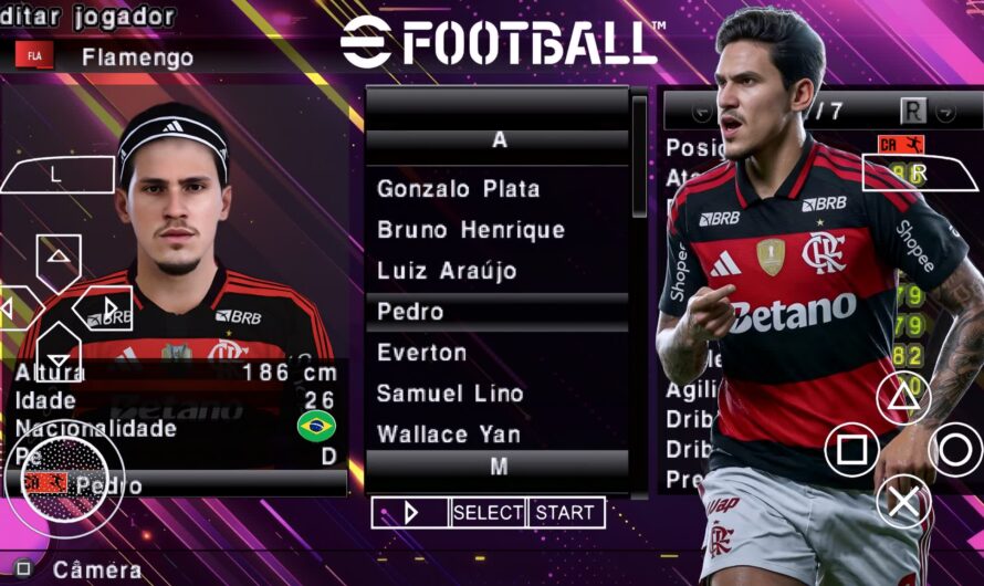 EFOOTBALL PES 2027 PPSSPP SULAMERICANO BRASILEIRÃO NOVAS FACES 2K ELENCOS ATUALIZADOS C/ 61 ESTÁDIOS