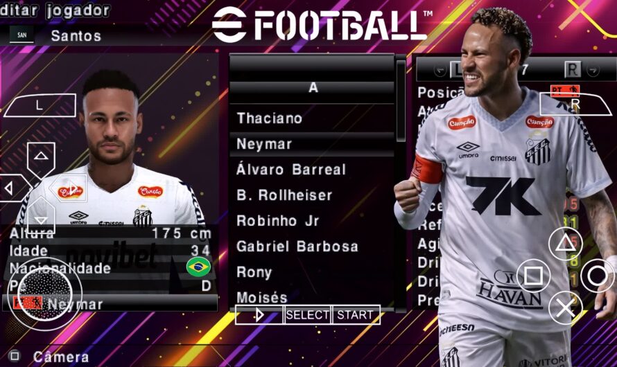 EFOOTBALL PES 2027 PPSSPP SULAMERICANO BRASILEIRÃO NOVAS FACES 2K ELENCOS ATUALIZADOS C/ 61 ESTÁDIOS