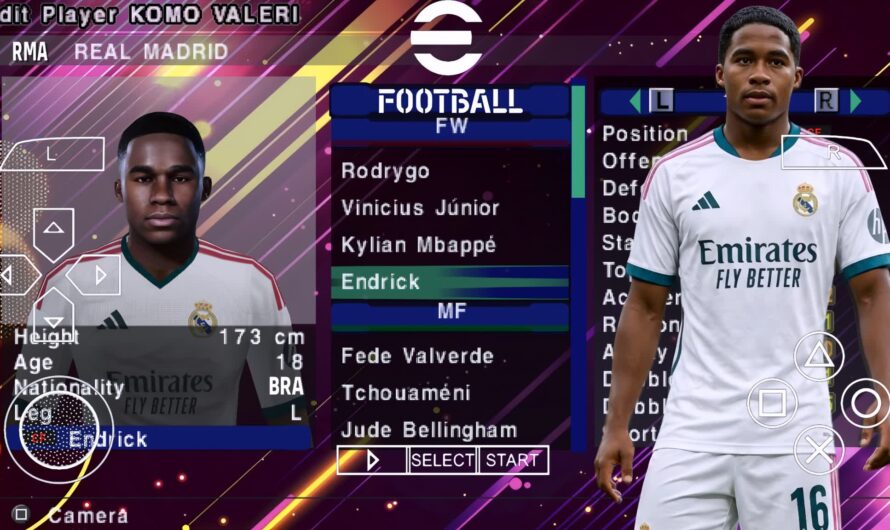 EFOOTBALL PES 2027 PPSSPP EUROPEUS NOVAS FACES 4K REALISTAS ELENCOS ATUALIZADOS + KITS 26/27