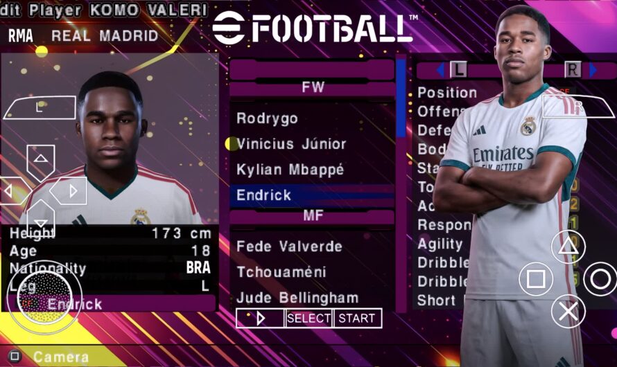 EFOOTBALL PES 2027 PPSSPP EUROPEUS NOVAS FACES 4K REALISTAS ELENCOS ATUALIZADOS + KITS 26/27