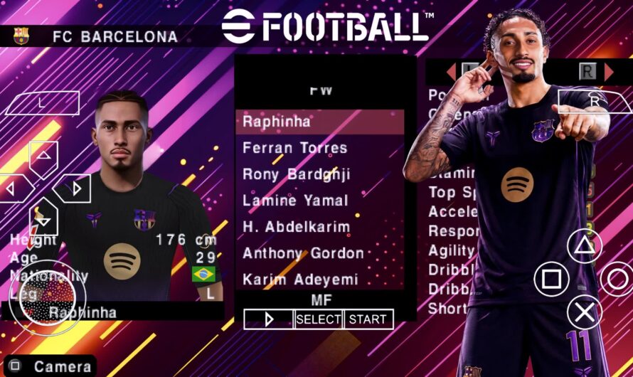 EFOOTBALL PES 2027 PPSSPP EUROPEUS NOVAS FACES 4K REALISTAS ELENCOS 100% ATUALIZADOS + KITS 26/27
