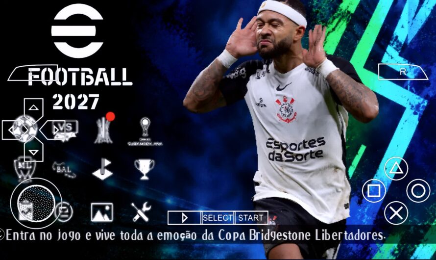 EFOOTBALL PES 2027 PPSSPP BRASILEIRÃO | PES 2027 PPSSPP | NOVAS FACES 4K ELENCOS ATUALIZADOS + KITS 26/27