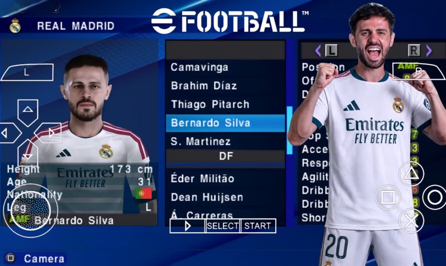 EFOOTBALL PES 2027 PPSSPP EUROPEUS NOVAS FACES 4K REALISTAS ELENCOS ATUALIZADOS + KITS 26/27